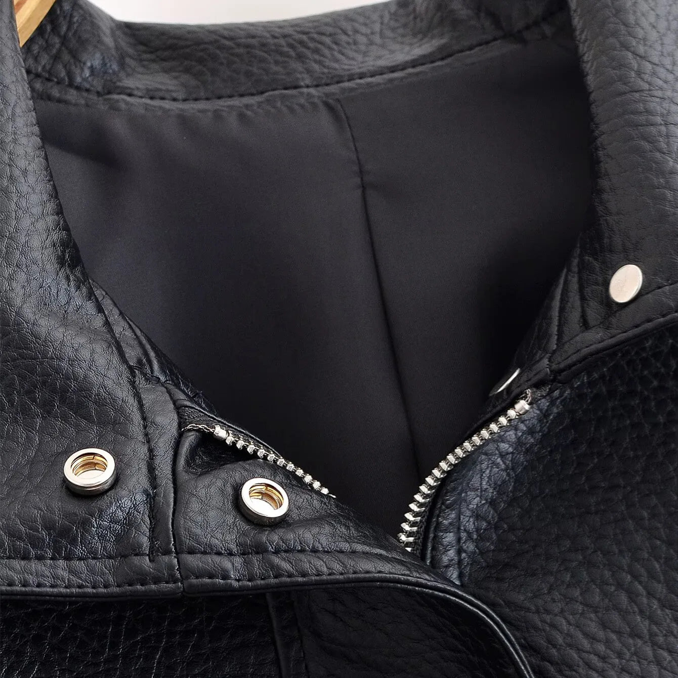 Chic Fashion Pu Leather Jackets Loose Female Short Outerwear Trend Casual High-quality Coats Vintage Motorcycle Fall Street Wear