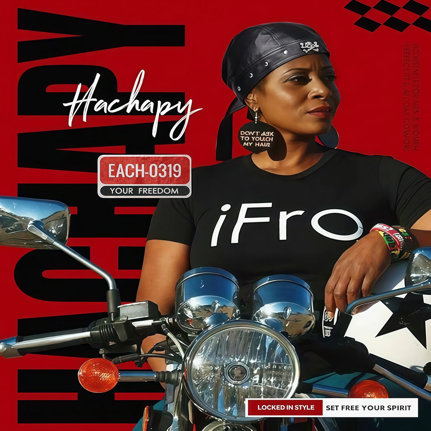 Leather motorcycle cap-adjustable motorcycle skull hat, comfortable fit, fashion motorcycle style bandana, suitable for cycling