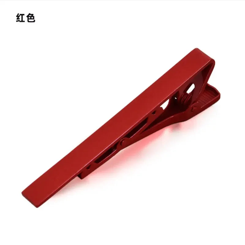 Tie Clip Fashion Style Ties for Men Metal Tone Simple Bar Clasp Practical Necktie Accessories Clasp Tie Pin for Mens Collar Clip