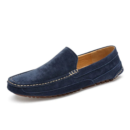 Suede Leather Man Loafers Luxury 2022 Casual Shoes For Men Boat Shoes Handmade Men Slipon Driving Shoes Male Moccasins Zapatos