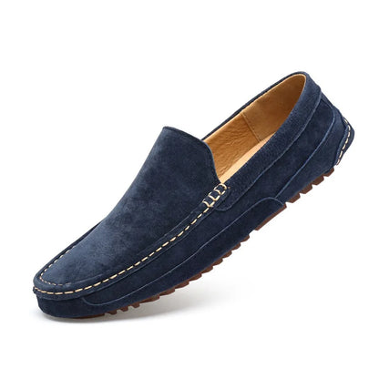 Suede Leather Man Loafers Luxury 2022 Casual Shoes For Men Boat Shoes Handmade Men Slipon Driving Shoes Male Moccasins Zapatos