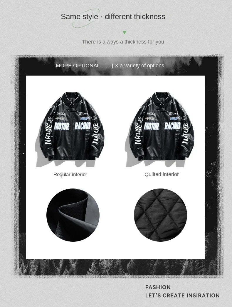 American Leather Jacket Coats Male Autumn Winter Street Pilot Motorcycle Clothing Hiphop Trend Loose Luffian Handsome Top Coats