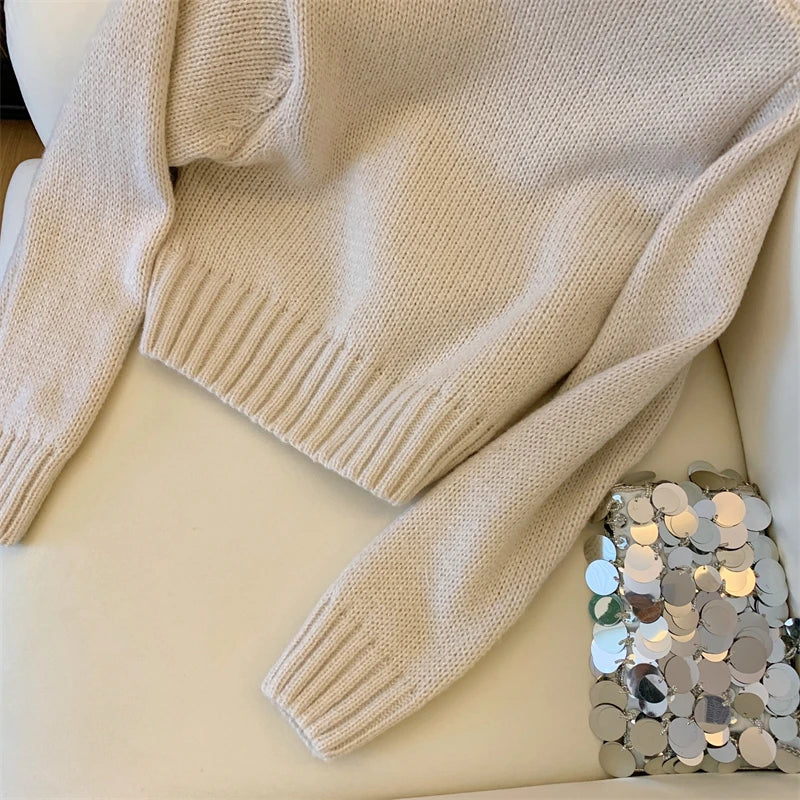 Women Sweater Womens Winter Sweaters Pullover a Female Knitting Overszie Long Sleeve Loose Knitted Outerwear Ropa De Mujer