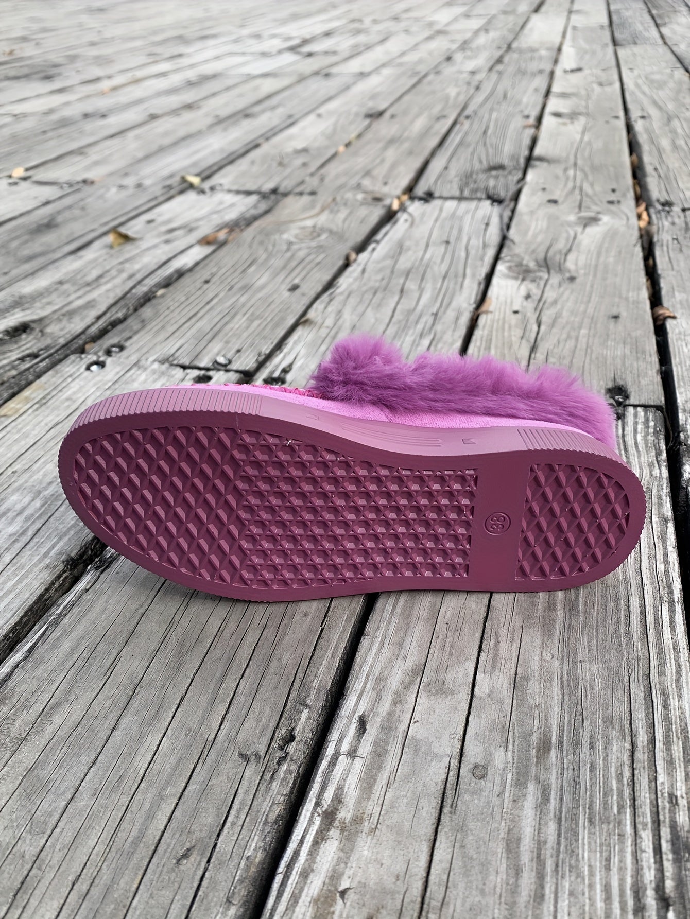 Cozy Fluffy Boots for Women - Soft Platform, Thermal Lining, Round Toe, Non-slip Sole, Warm and Comfortable Winter Boots with Soft Sole for Snowy Days - Perfect for Cold Weather