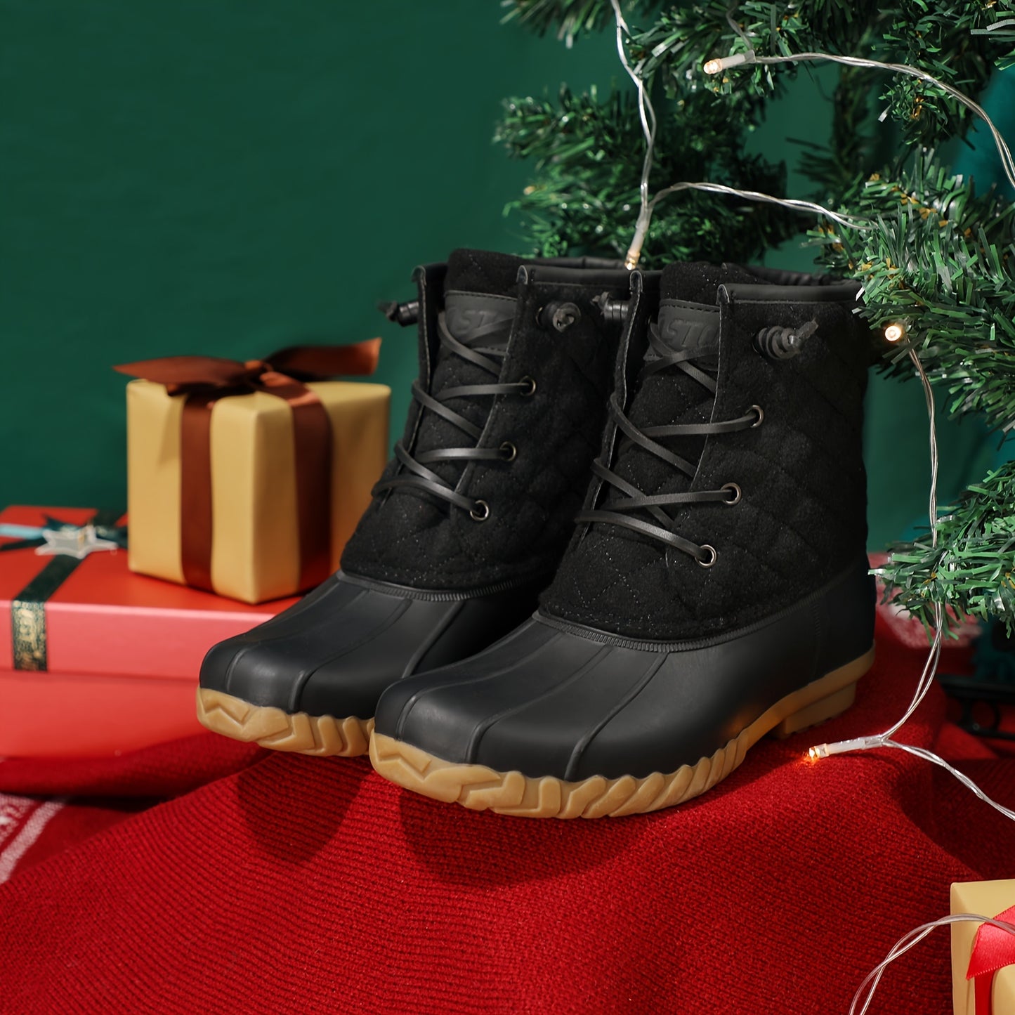 Waterproof Quilted Snow Boots for Women - Winter Boots, Insulated, Warm, Comfortable, and Stylish Snow Shoes