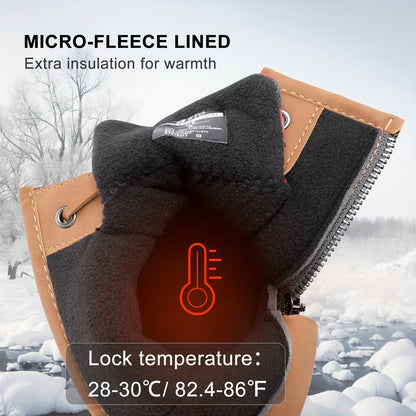 Waterproof Quilted Snow Boots for Women - Winter Boots, Insulated, Warm, Comfortable, and Stylish Snow Shoes